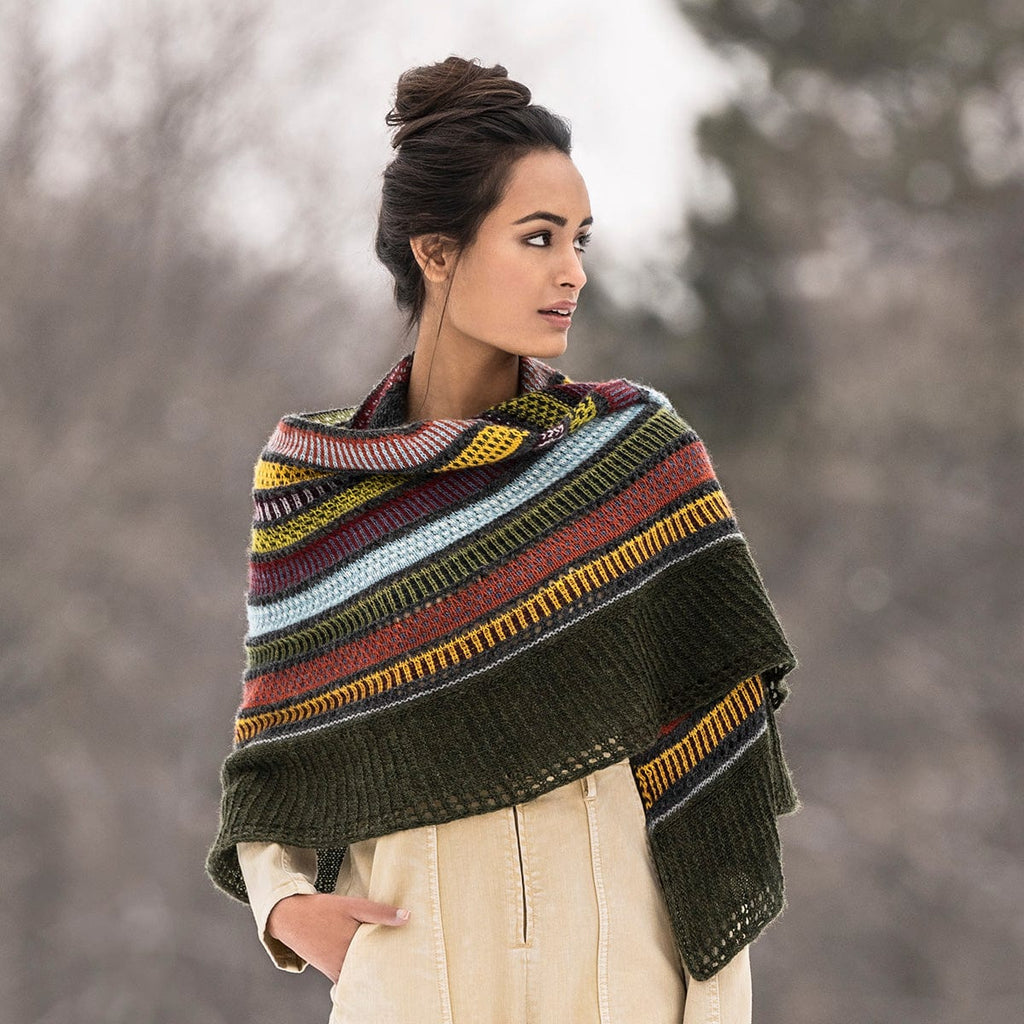 14 Color Woolstok Light Shawl Kit