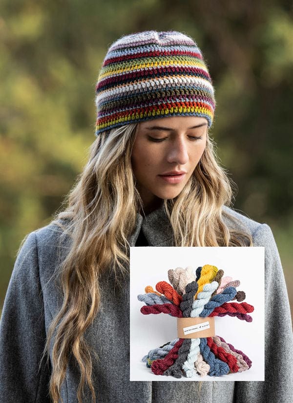 27 Color Crochet Hat Yarn Kit