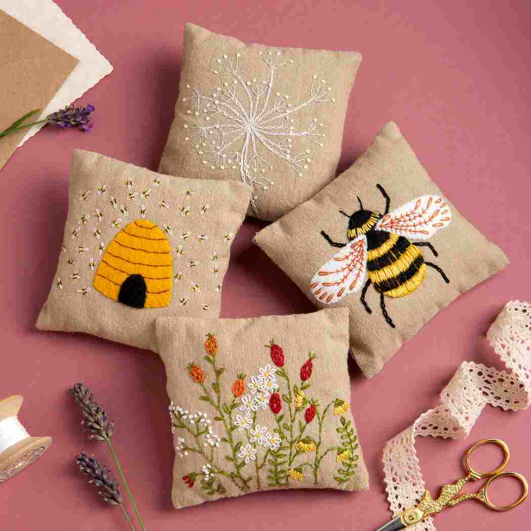 Bee Linen Lavender Bags