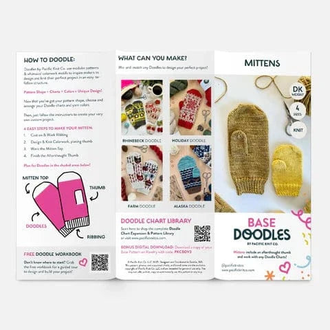 Base Doodle Mitten Pattern